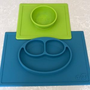 Ezpz plate and bowl. Lightly used. Selling as lot.